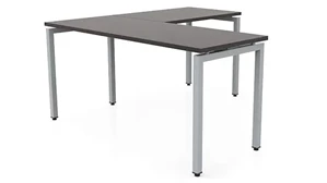 L Shaped Desk Shells PBD Furniture 60in x 60in Slender L-Desk