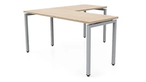 L Shaped Desk Shells PBD Furniture 60in x 72in Slender L-Desk 