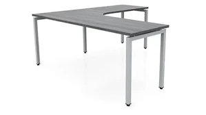 L Shaped Desk Shells PBD Furniture 72in x 72in Curve Corner L-Desk