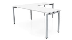 L Shaped Desk Shells PBD Furniture 72in x 72in Curve Corner L-Desk