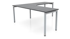 L Shaped Desk Shells PBD Furniture 72in x 78in Curve Corner L-Desk