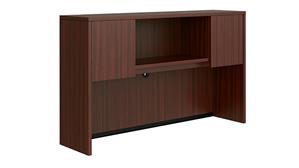 Desk Hutches PBD Furniture 60in Hutch with 2 Laminate Doors