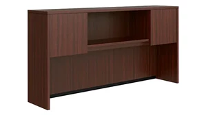Desk Hutches PBD Furniture 72in Hutch with Two Laminate Doors