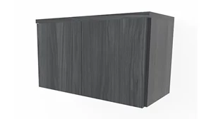 Desk Hutches Performance Bush Furniture 36in Wall Mount Storage Unit with 2 Laminate Doors