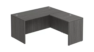 L Shaped Desk Shells Performance Bush Furniture 60in x 65in Reversible L-Shaped Desk