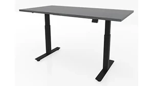 Standing Desks - Electronically Adjustable PBD Furniture 6ft x 36in Dual Motor 3 Stage Adjustable Height Sit to Stand Desk