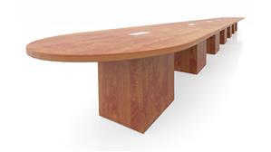 Conference Tables Office Source 30ft Cubed Base Racetrack Conference Table