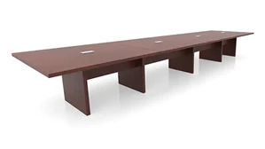 Conference Tables PBD Furniture 18ft Slab Base Rectangular Conference Table