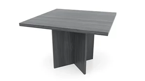 Conference Tables PBD Furniture 48in Square Meeting Table with X-Base