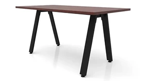 Writing Desks PBD Furniture 48in x 24in Metal A-Leg Desk