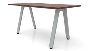 Writing Desks PBD Furniture 72in x 24in Metal A-Leg Desk