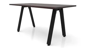 Writing Desks PBD Furniture 48in x 24in Metal A-Leg Desk