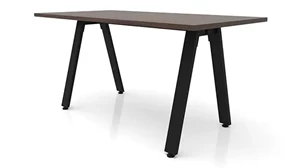 Writing Desks PBD Furniture 72in x 24in Metal A-Leg Desk