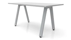 Writing Desks PBD Furniture 72in x 30in Metal A-Leg Desk