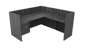 Workstations PBD Furniture Single Person Workstation - Single Hanging Pedestal