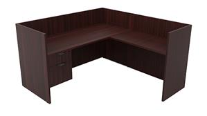 Workstations PBD Furniture Single Person Workstation - Single Hanging Pedestal