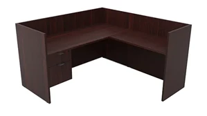 Workstations PBD Furniture Single Person Workstation - Single Hanging Pedestal