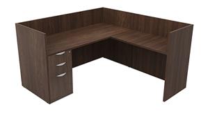 Workstations PBD Furniture Single Person Workstation - Single Pedestal