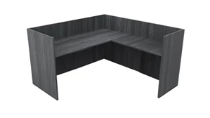 Workstations PBD Furniture Single Person Workstation Desk Shell Only