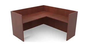 Workstations PBD Furniture Single Person Workstation Desk Shell Only