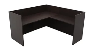 Workstations PBD Furniture Single Person Workstation Desk Shell Only