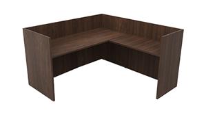 Workstations PBD Furniture Single Person Workstation Desk Shell Only
