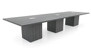 Conference Tables PBD Furniture 16ft Cube Base Rectangular Conference Table