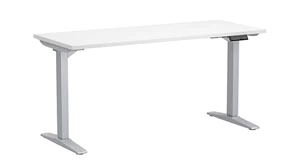 Standing Desks - Electronically Adjustable PBD Furniture 48in x 30in Dual Motor 2 Stage Adjustable Height Sit to Stand Desk