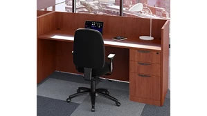 Workstations PBD Furniture Stand-A-Lone Single Box Box File Pedestal Workstation Desk