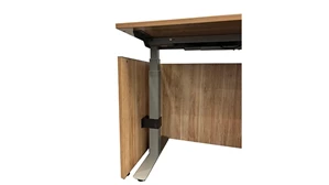 Standing Desks - Electronically Adjustable PBD Furniture 3-Leg Height Adjustable L or U-Shaped Desk Conversion Kit