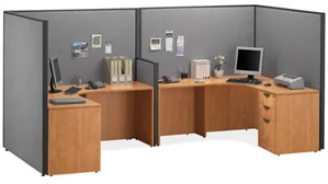 Cubicles Performance Bush Furniture Double Workstation