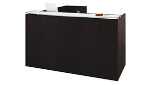 Reception Stand-Alone Desk Performance Bush Furniture L Shaped Reception Desk Unit