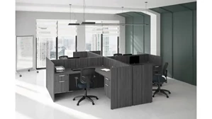 Workstations PBD Furniture 4 Person Workstation