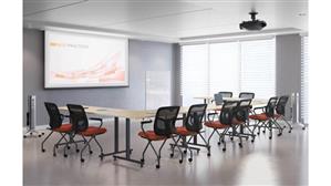 Training Tables PBD Furniture 60in W Training Tables (5) and Mobile White Board