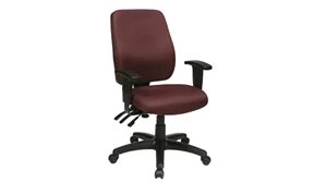 Ergonomic Task Chairs WFB Designs High Back Ergonomic Dual-Function w/ Arms Fabric Seat and Back Office Chair