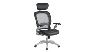Ergonomic Task Chairs WFB Designs Professional Air Grid Back Chair with Headrest