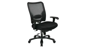 Ergonomic Task Chairs WFB Designs Big & Tall Dual Layer Air Grid Mesh Manager Chair