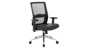 Ergonomic Task Chairs Office Star Matrix Mesh Back Antimicrobial Seat Executive Chair