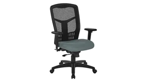 Ergonomic Task Chairs Office Star High-Back Office Chair Synchro with Seat Slider Mesh