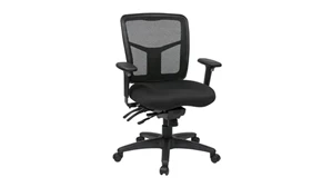 Ergonomic Task Chairs WFB Designs Mesh Mid Back Multi Function Office Chair w/ Seat Slider