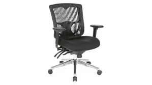 Ergonomic Task Chairs WFB Designs Contoured Plastic Manager Chair with FreeFlex Fabric Seat