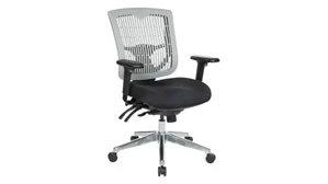 Ergonomic Task Chairs WFB Designs Contoured Plastic Manager Chair with FreeFlex Fabric Seat