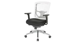 Ergonomic Task Chairs WFB Designs Contoured Plastic Manager Chair with FreeFlex Fabric Seat