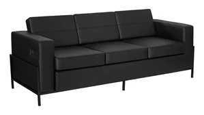 Sofas WFB Designs Arctic Sofa with Built-In UL Certified USB & USB-C Charging Station