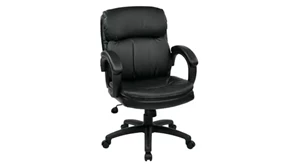 Executive Desk Chairs WFB Designs Mid Back Leather Executive Chair