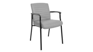 Lobby & Guest Chairs - Metal WFB Designs Low Back Faux Leather Guest Chair