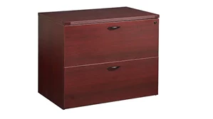 File Cabinets Office Star Neenah File Cabinet 36in W x 23in D x 30in H with 2 Drawers