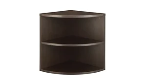 Low Bookcases Office Star Quarter Round Bookcase 24in x 24in 29in H