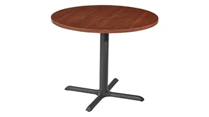 Conference Tables WFB Designs 30in Round Table with Black Metal Base - Standard Height