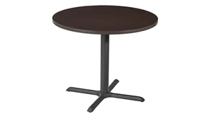 Conference Tables WFB Designs 30in Round Table with Black Metal Base - Standard Height